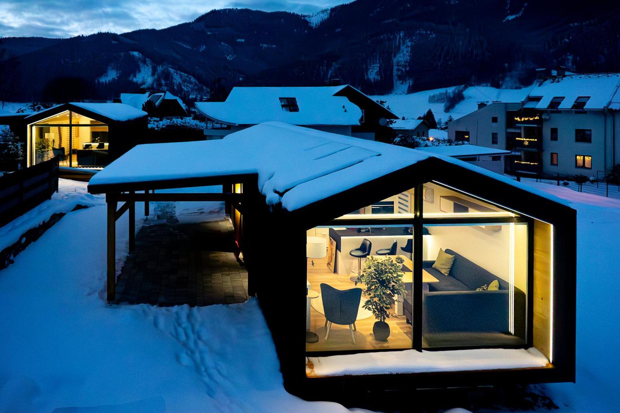 Chalet Stuhleckblick-Ferienhaus Direkt An Der Piste Und Mit Eigener Sauna Spital am Semmering Extérieur photo
